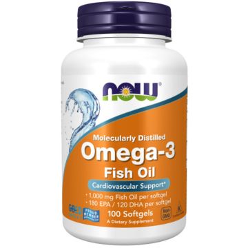 NOW Foods Omega-3 100 softgels