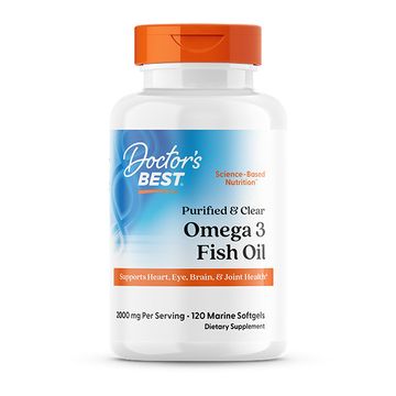 Doctor's Best Omega 3 Fish Oil 1000 mg 120 capsules