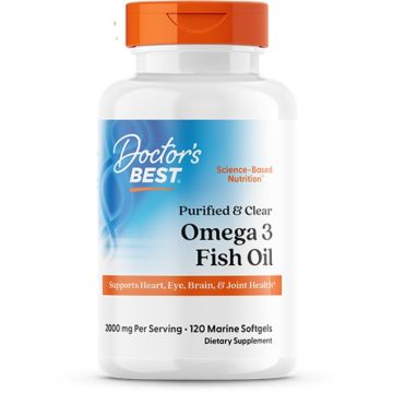 Doctor's Best Omega 3 Fish Oil 1000 mg 120 capsules