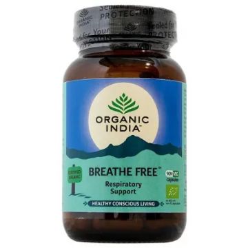 Organic India Breathe Free 90 capsules biologisch