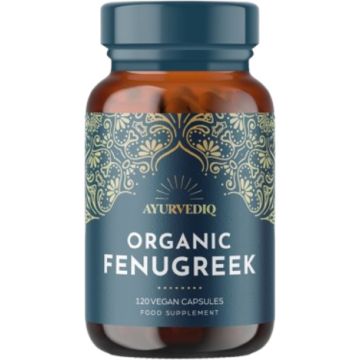 Ayurvediq Wellness Organic Fenugreek 120 capsules biologisch