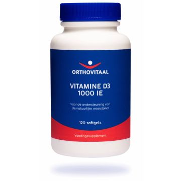 Orthovitaal Vitamine D3 1000 IE 120 softgels