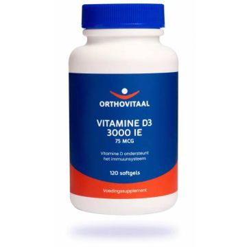 Orthovitaal Vitamine D3 3000 IE 120 softgels