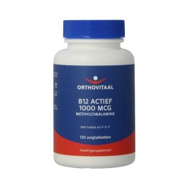 Orthovitaal B12 Actief 1000 mcg Methylcobalamine met Folaat en P-5-P