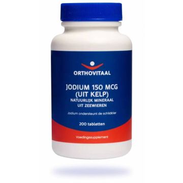 Orthovitaal Jodium 150 mcg (uit Kelp) 200 tabletten