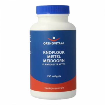 Orthovitaal Knoflook Mistel Meidoorn Plantenextracten 250 softgels