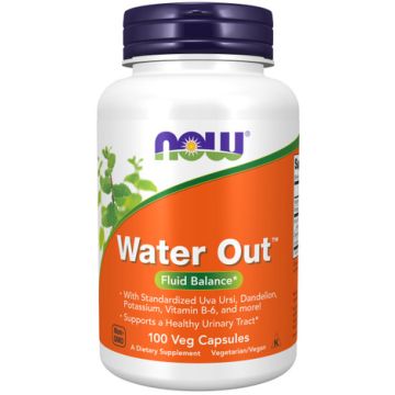 NOW Foods Water Out With Standardized Uva Ursi 100 capsules