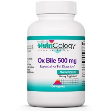 Nutricology Ox Bile (Ossengal) 500 mg 100 capsules