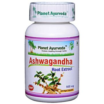 Planet Ayurveda Ashwagandha Root Extract 60 capsules