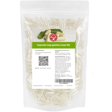 Purason Empty Caps Capsules leeg gelatine (maat 00)