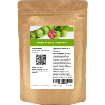Purason Erwten Proteine Poeder Bio biologisch