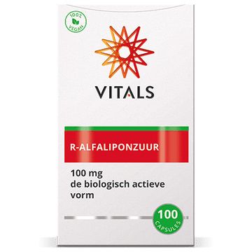 Vitals R-Alfaliponzuur 100 mg 100 capsules