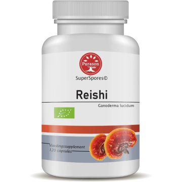 Purason Reishi Superspores© Extract Bio 120 capsules biologisch