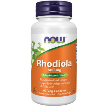 NOW Foods Rhodiola 500 mg 60 capsules