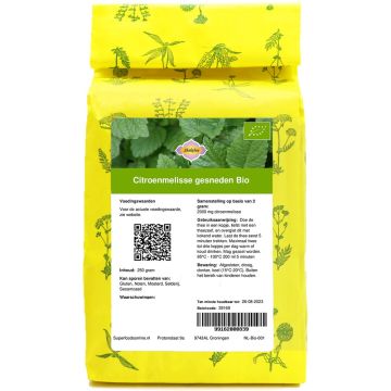 Shakthee Citroenmelisse gesneden Bio biologisch