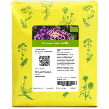 Shakthee Citroenverbena blad Bio 250 gram biologisch