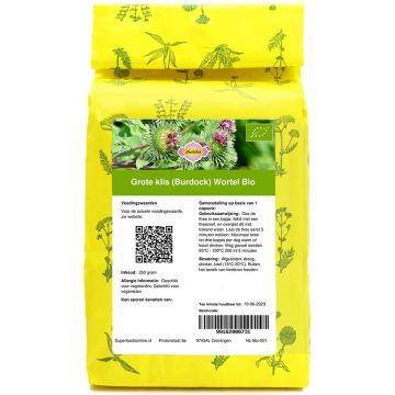Shakthee Grote klis (Burdock) wortel Bio biologisch