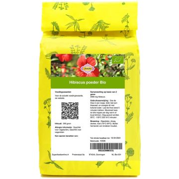 Shakthee Hibiscus theepoeder Bio biologisch