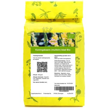 Shakthee Koningskaars (Mullein) blad Bio 250 gram biologisch