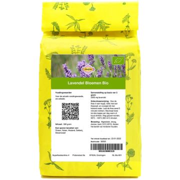 Shakthee Lavendel Bloemen Bio 500 gram biologisch