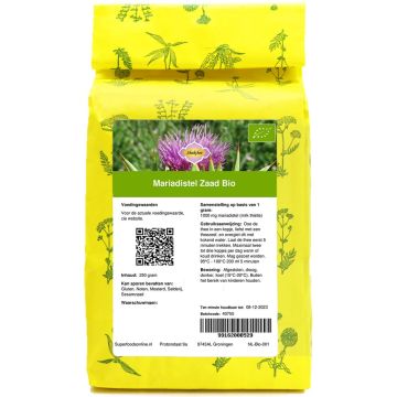 Shakthee Mariadistel Zaad Bio 250 gram biologisch