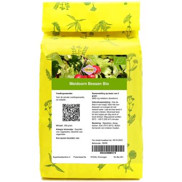 Shakthee Meidoorn Bessen Bio 250 gram biologisch