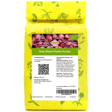 Shakthee Rode Bieten Poeder Europa Bio 250 gram biologisch