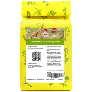 Shakthee Yellow Dock (Krulzuring) wortel 250 gram