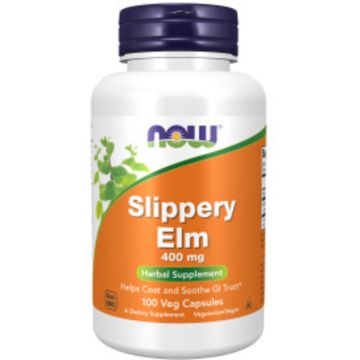 NOW Foods Slippery Elm (Ulmus rubra) 400 mg 100 capsules