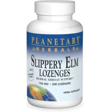Planetary Herbals Slippery Elm Zuigtabletten Mandarijn 200 tabletten