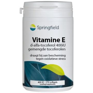 Springfield Vitamine E 400IE 270 softgels