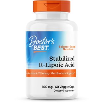 Doctor's Best Stabilized R-Alpha Lipoic Acid 100 mg