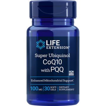 Life Extension Super Ubiquinol CoQ10 With PQQ 30 softgels