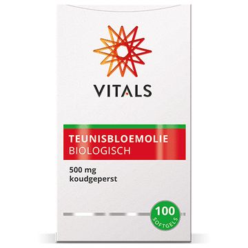 Vitals Teunisbloemolie BIO 100 softgels biologisch