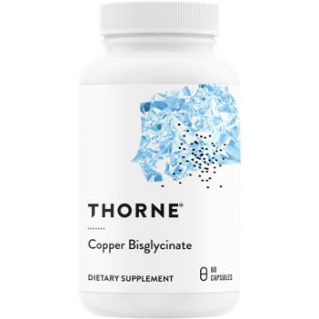 Thorne Copper Bisglycinate 60 capsules