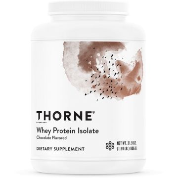 Thorne Whey Protein Isolate Chocolate NSF® 837 gram