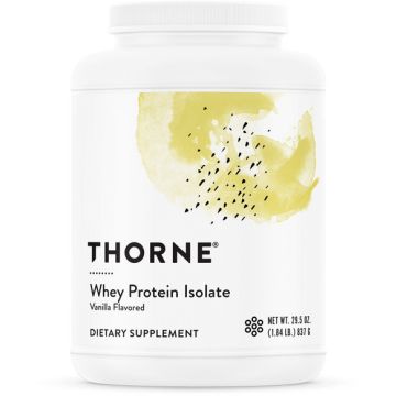 Thorne Whey Protein Isolate Vanille NSF® 837 gram