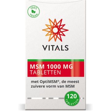 Vitals MSM tabletten 1000 mg 120 tabletten