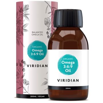 Viridian Organic Omega 3:6:9 200 milliliter biologisch