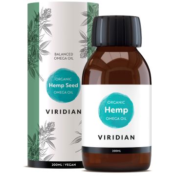Viridian Organic Hemp Seed Oil 200 milliliter biologisch