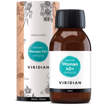 Viridian Organic Woman 40+ Omega Oil 200 milliliter biologisch