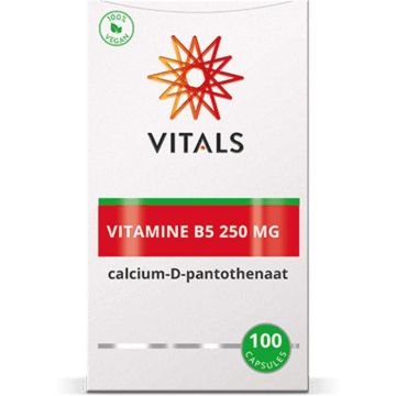 Vitals Vitamine B5 250 mg 100 capsules