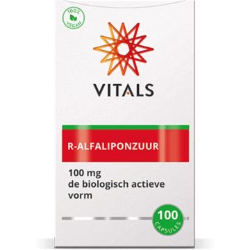 Vitals R-Alfaliponzuur 100 mg 100 capsules