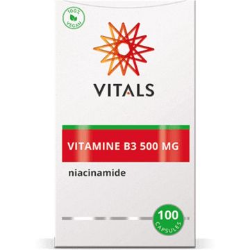 Vitals Vitamine B3 - Niacinamide 500 mg 100 capsules