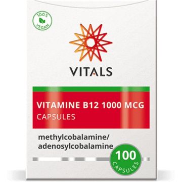 Vitals Vitamine B12 (methyl- en adenosylcobalamine) 100 capsules