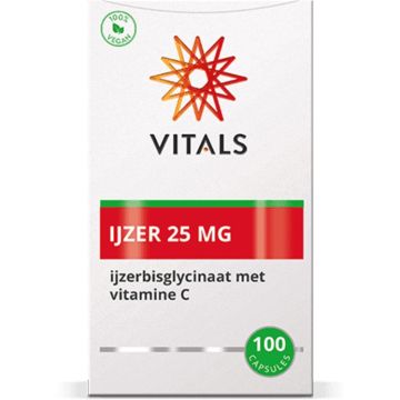 Vitals IJzerbisglycinaat 25 mg 100 capsules