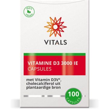 Vitals Vitamine D3 3000 75 mcg 100 capsules
