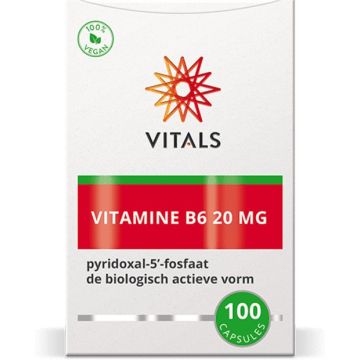 Vitals Vitamine B6 pyridoxaal-5-fosfaat 20mg 100 capsules