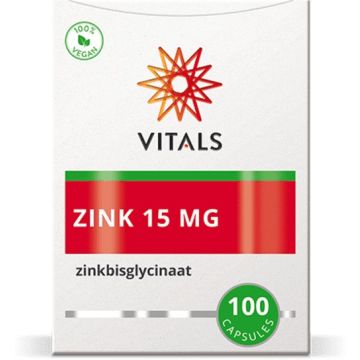 Vitals Zinkbisglycinaat 15 mg 100 capsules