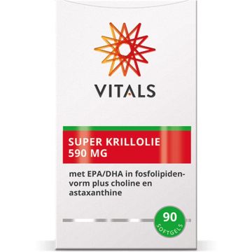Vitals Super Krillolie 590 mg 90 softgels